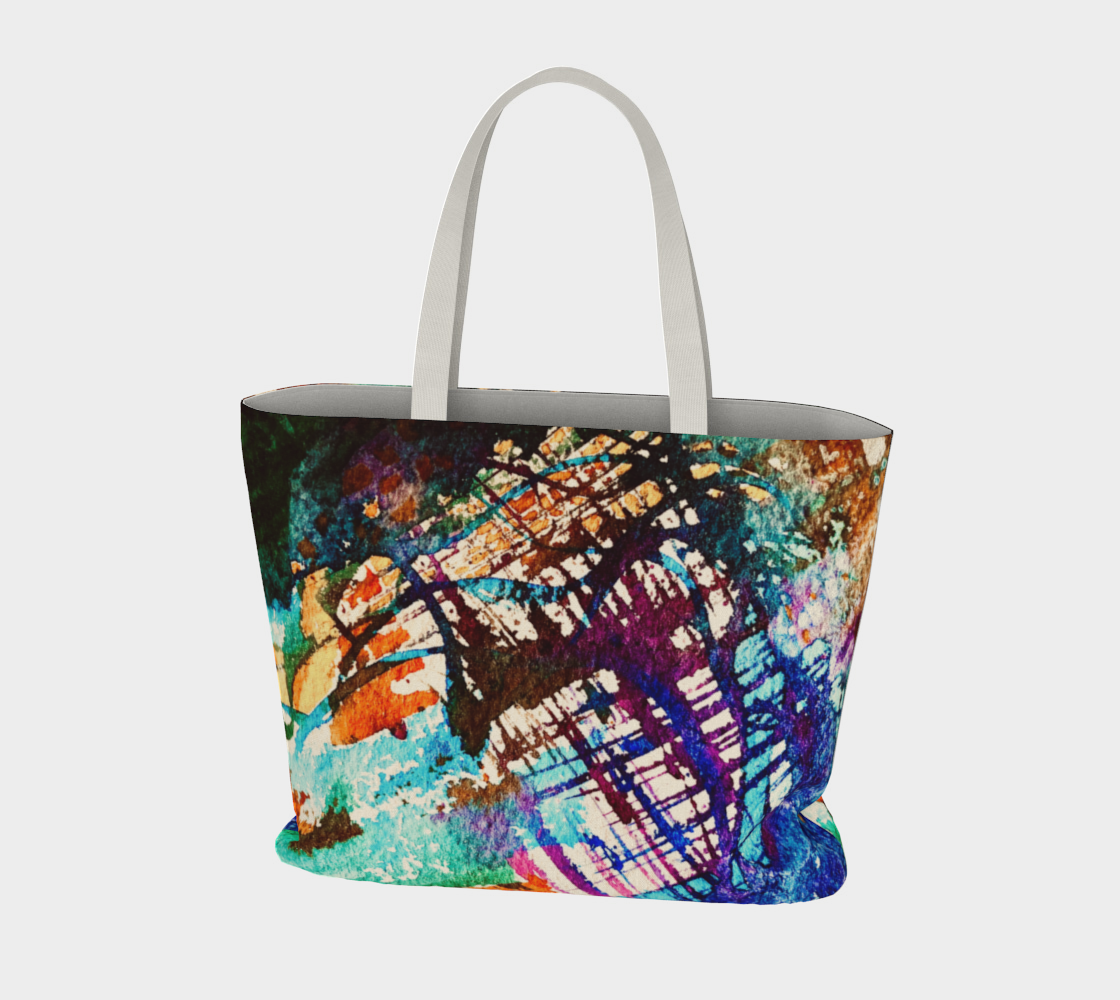 Large Tote Bag "Squares"