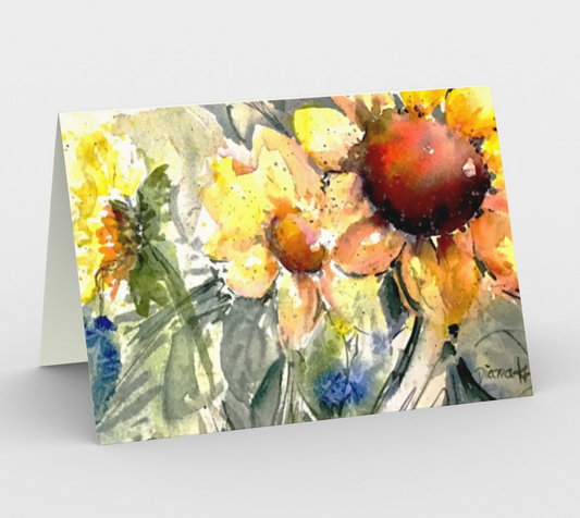 Art Card "Sunflowers"