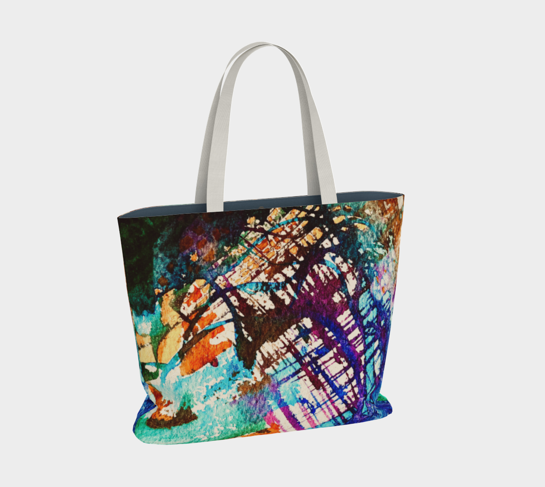 Large Tote Bag "Squares"