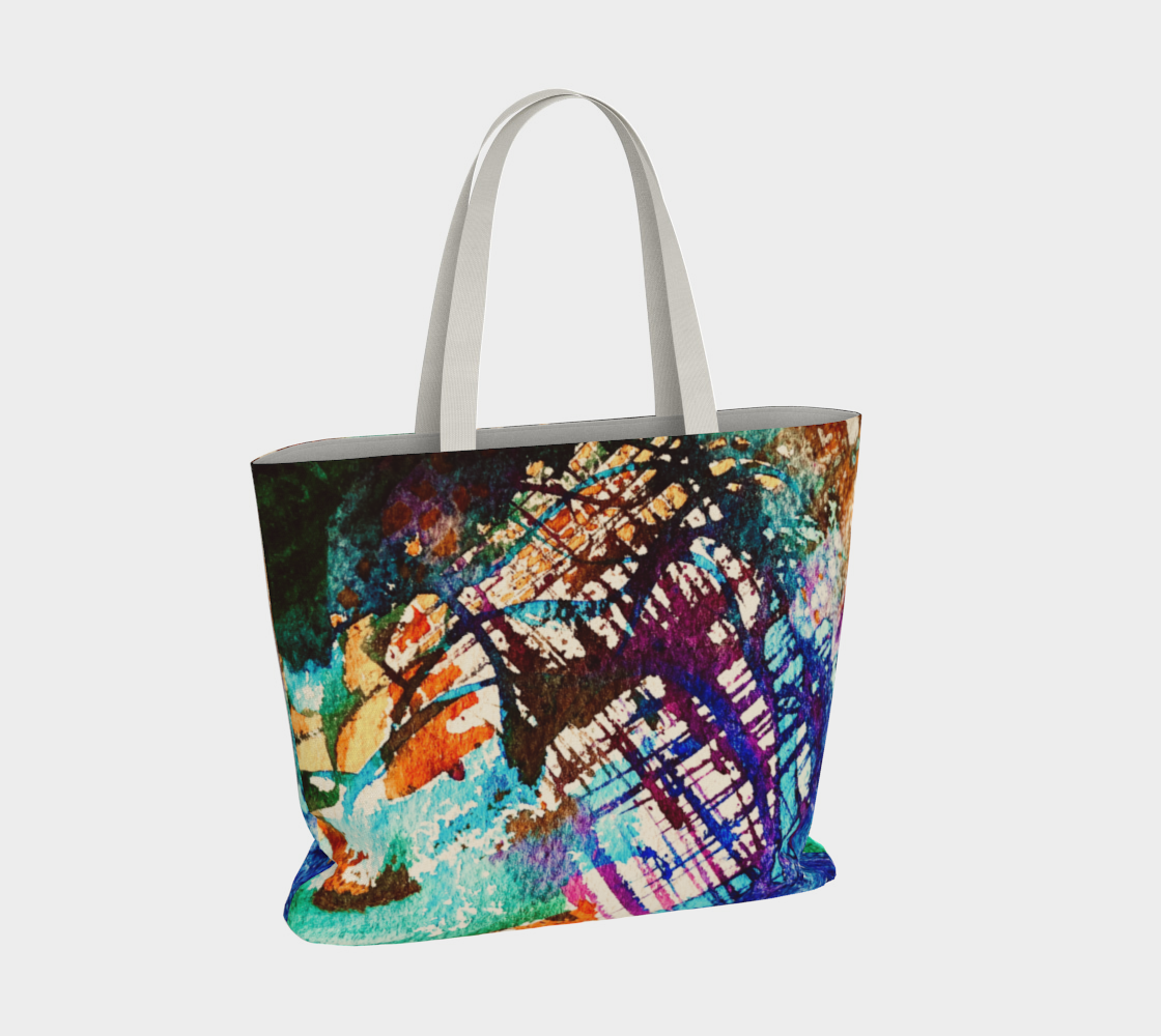 Large Tote Bag "Squares"