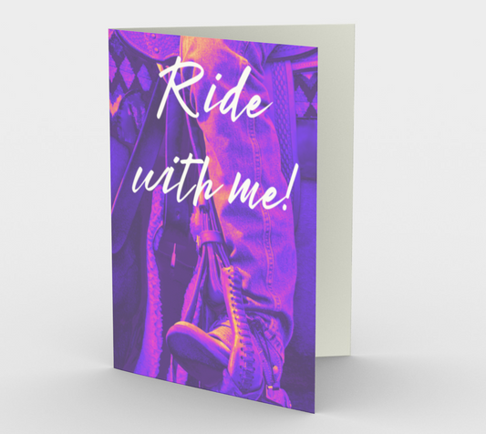 Art Card "Ride"