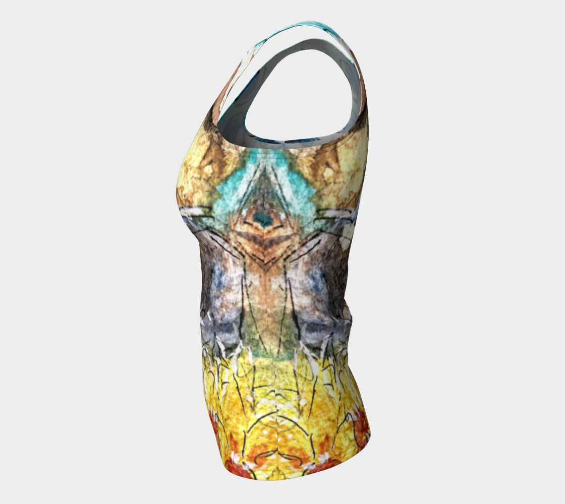 Fitted Tank top-cowboy