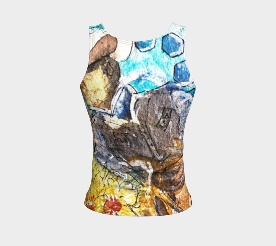 Fitted Tank top-cowboy