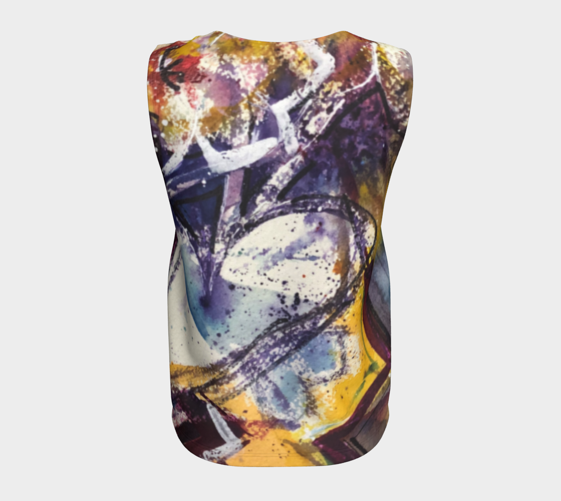 Tank Top loose fitting "Abstract love"