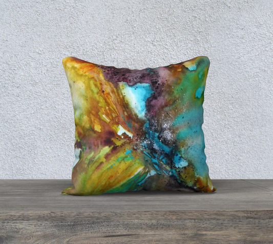 Throw pillow case 18x18 Abstract