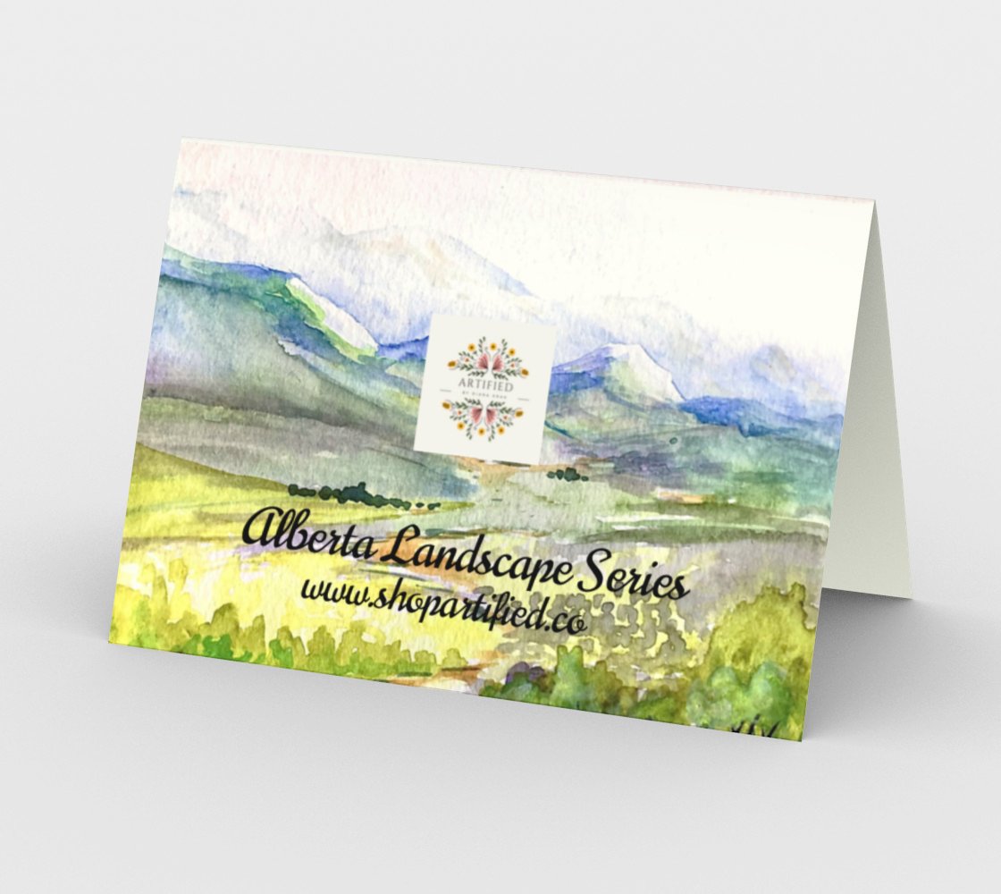 Art Card Alberta Landscape Series 1 - Artified