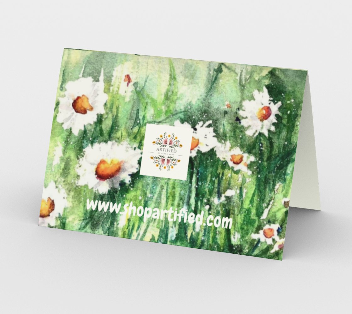 Art Card Daisies - Artified