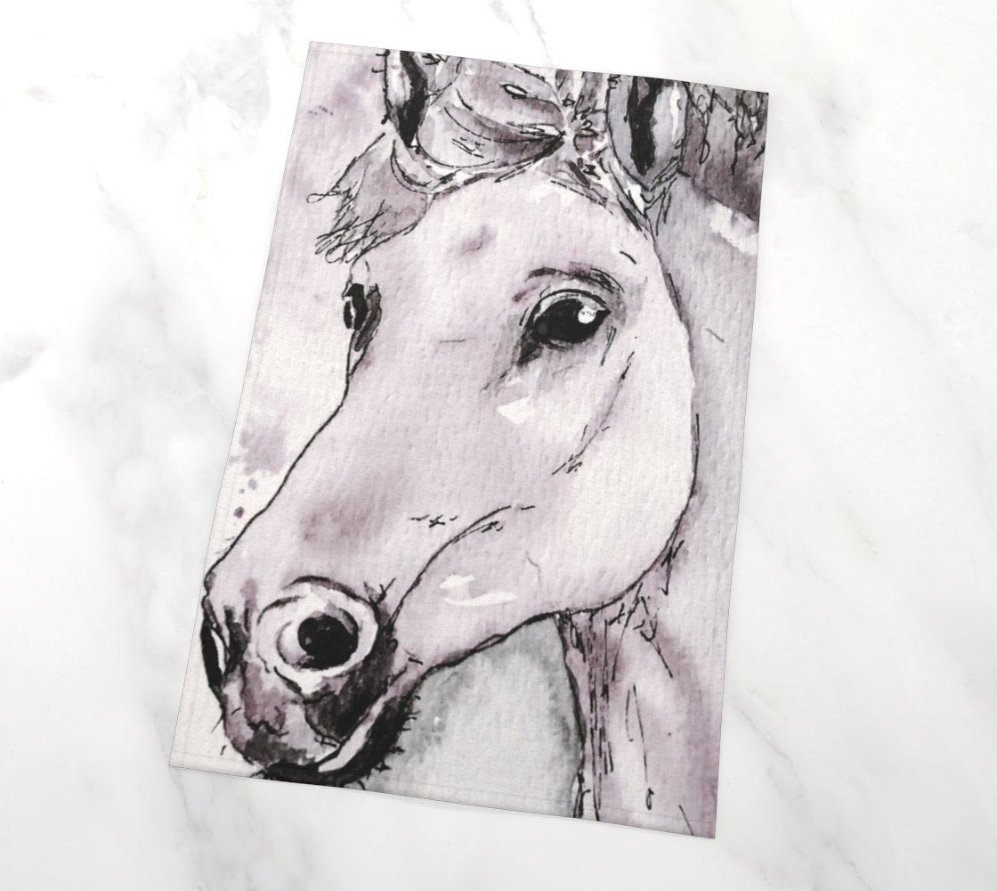 Horse Tea Towel - Artified