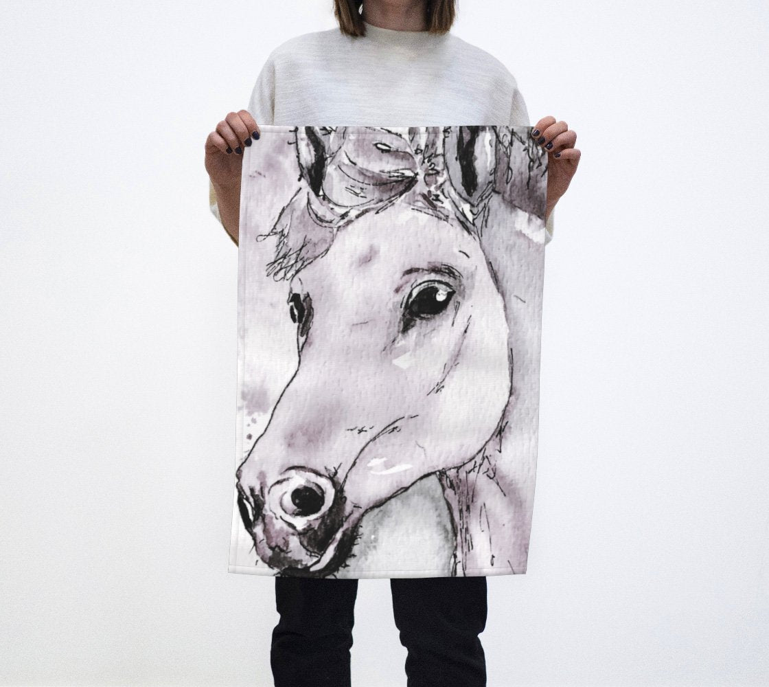 Horse Tea Towel - Artified